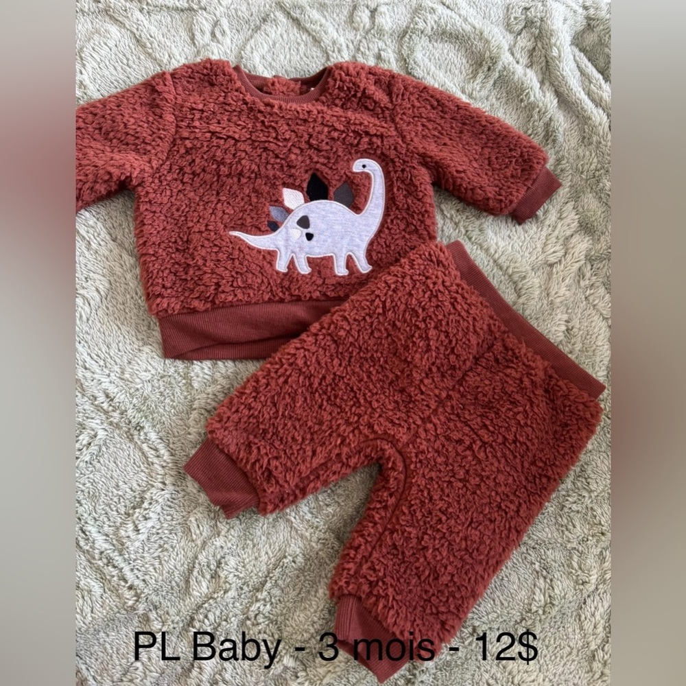 PL baby - Dino set - 3 months